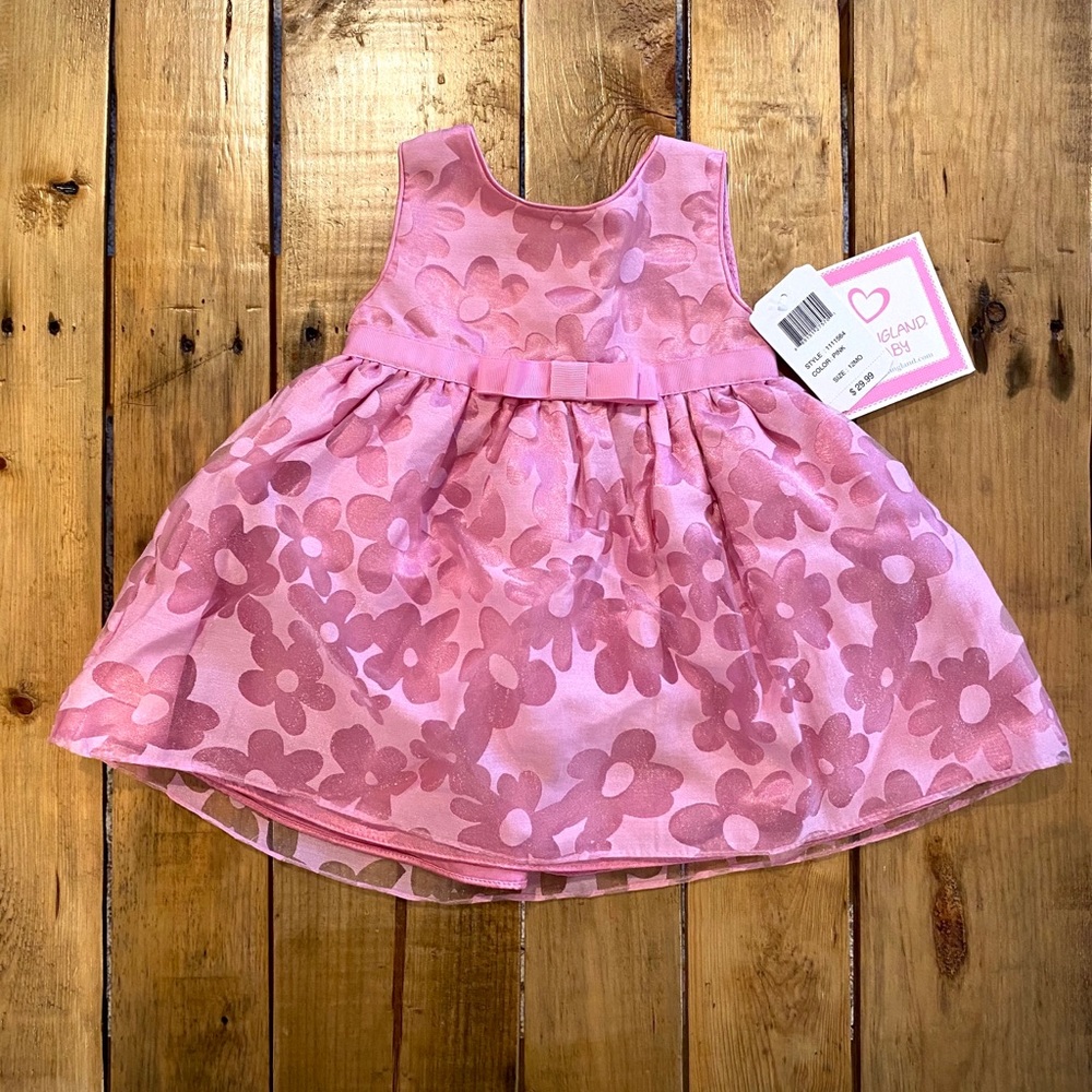 12 month girls pink dress